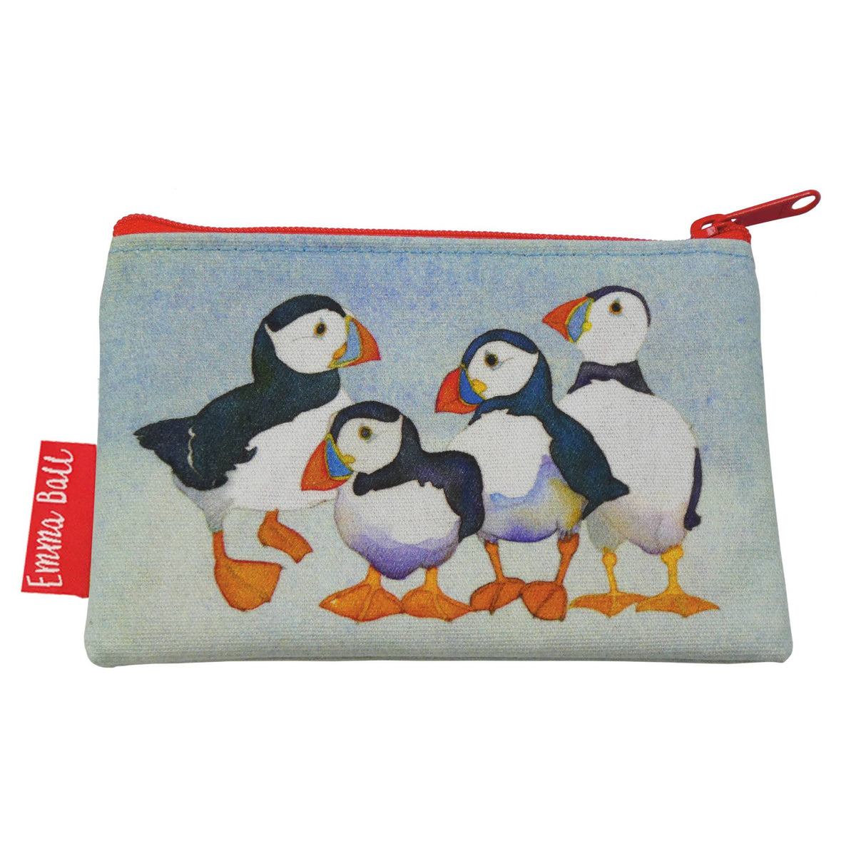 Liten tilbehørsveske – Puffins – Emma Ball