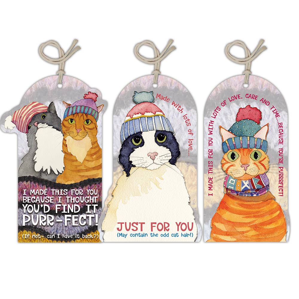 Gavelapper (12 stk) – Cats In Hats – Emma Ball