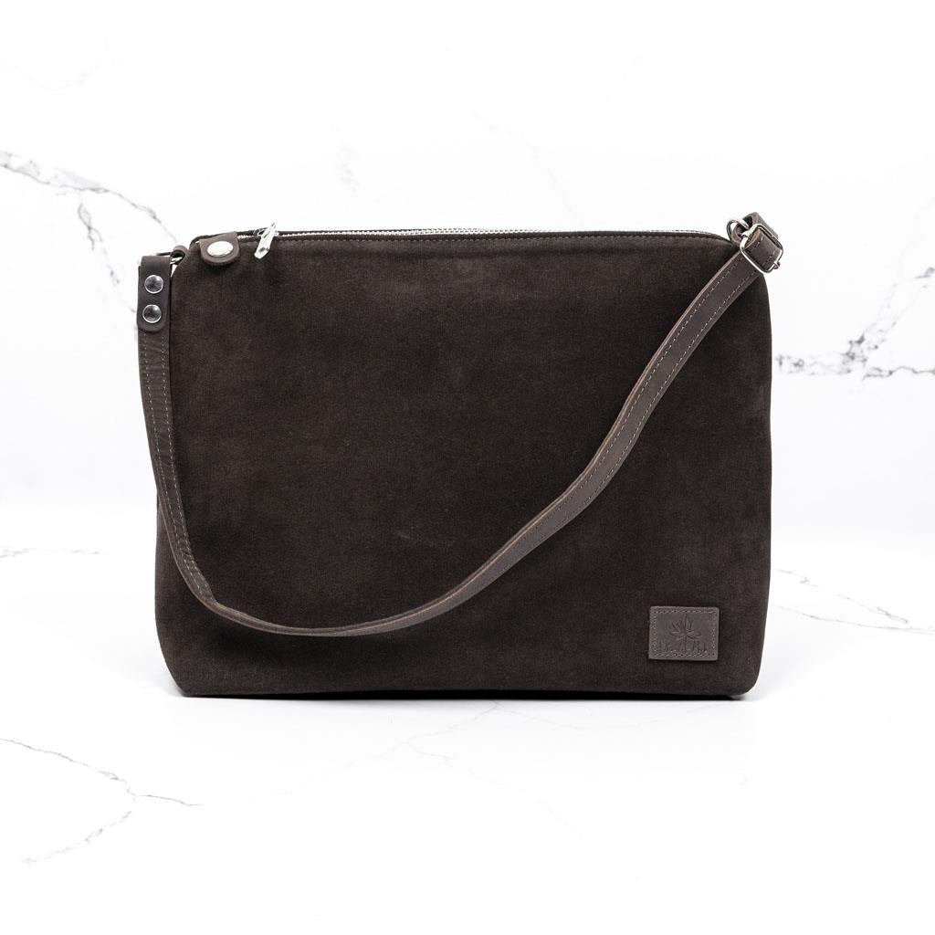 Flow bag – elegant veske i semsket skinn