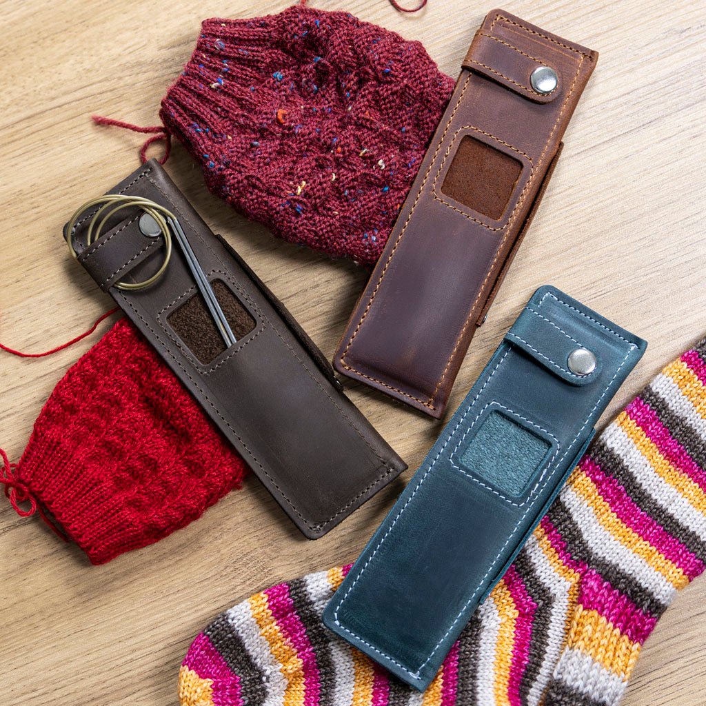 Needle Cozy – pinneetui til sokkestrikk og småstrikk - Strikkeredet Design -