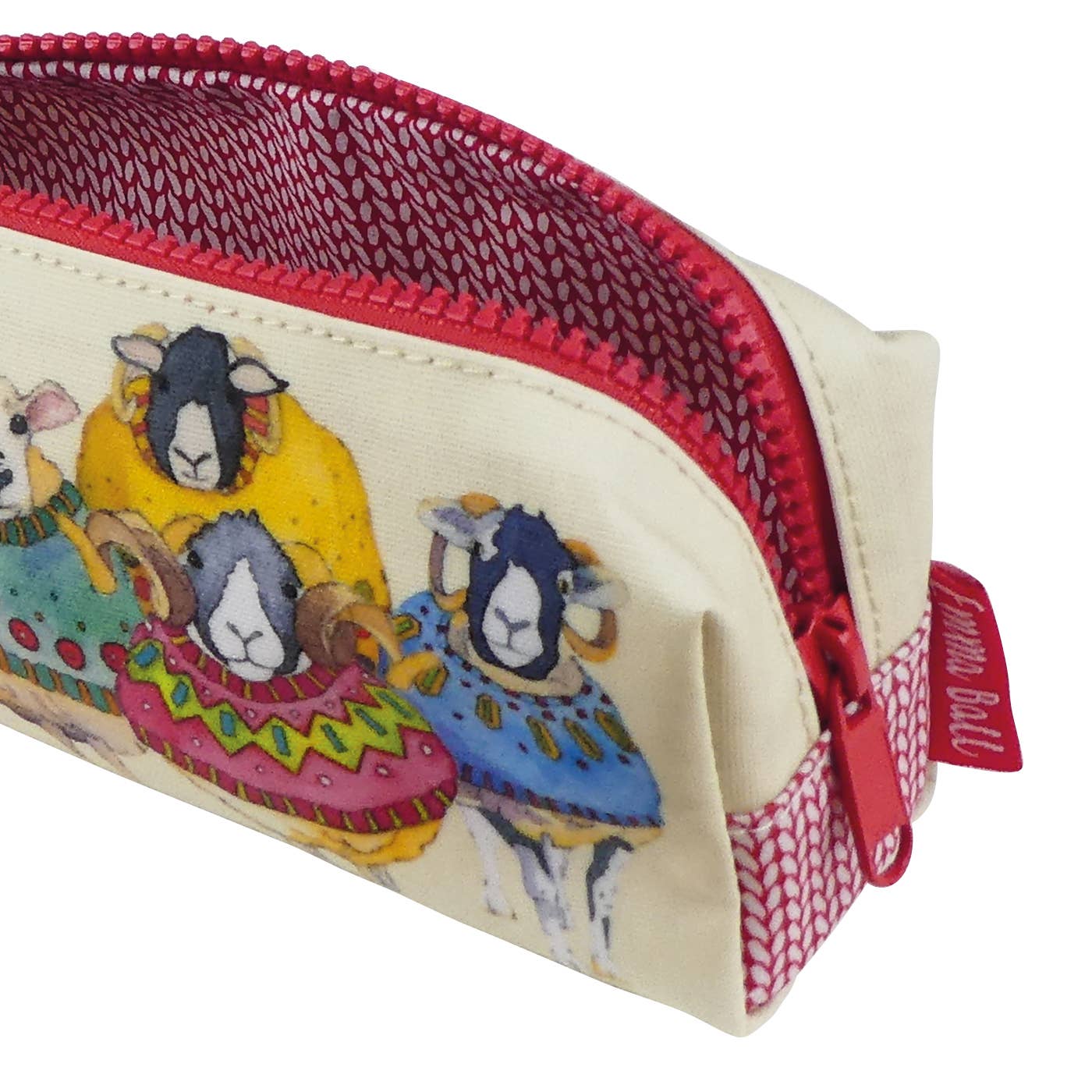 Tilbehørsveske/pennal – Sheep In Sweaters – Emma Ball - Strikkeredet Design -