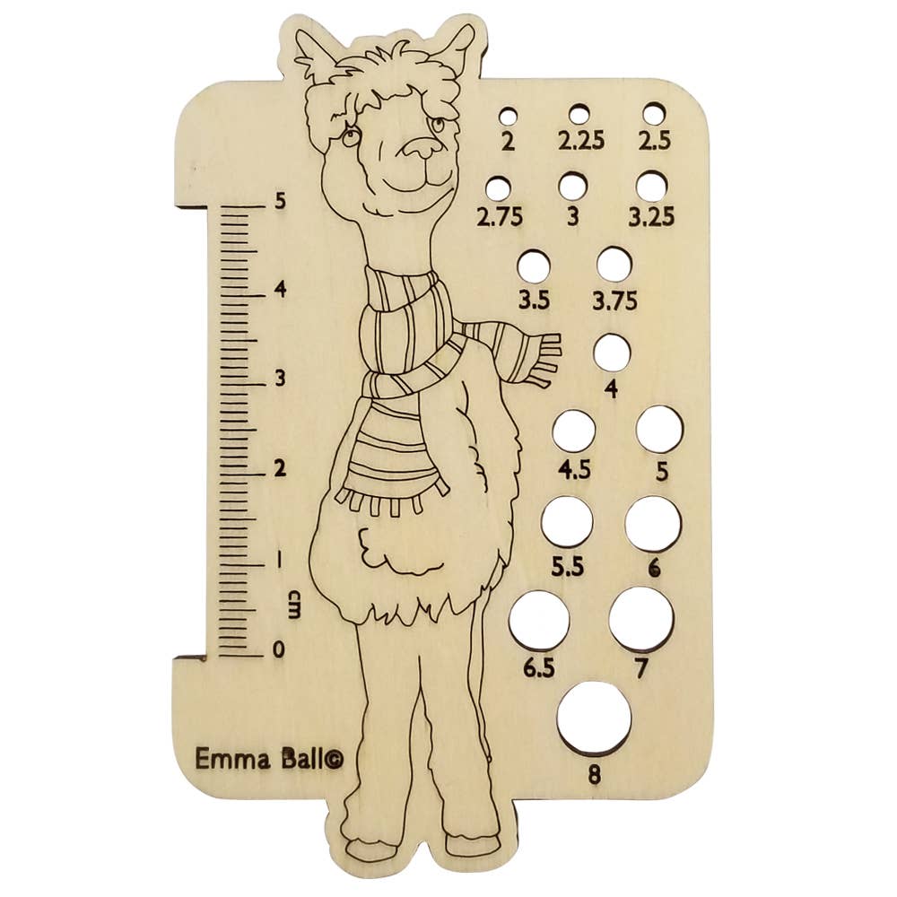 Emma Ball - pinnemålere og lapper - Strikkeredet Design