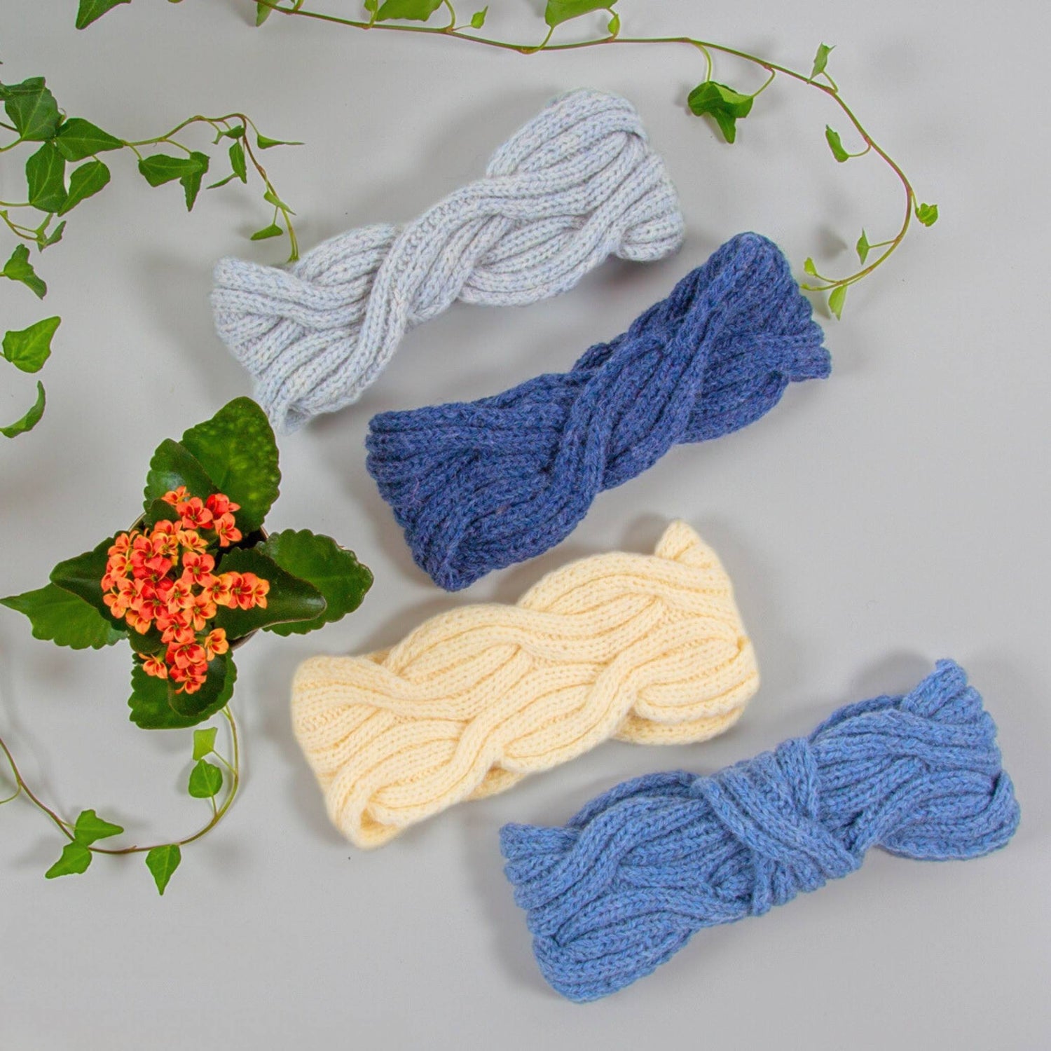 Pannebånd og hårbånd dame - Strikkeredet Design