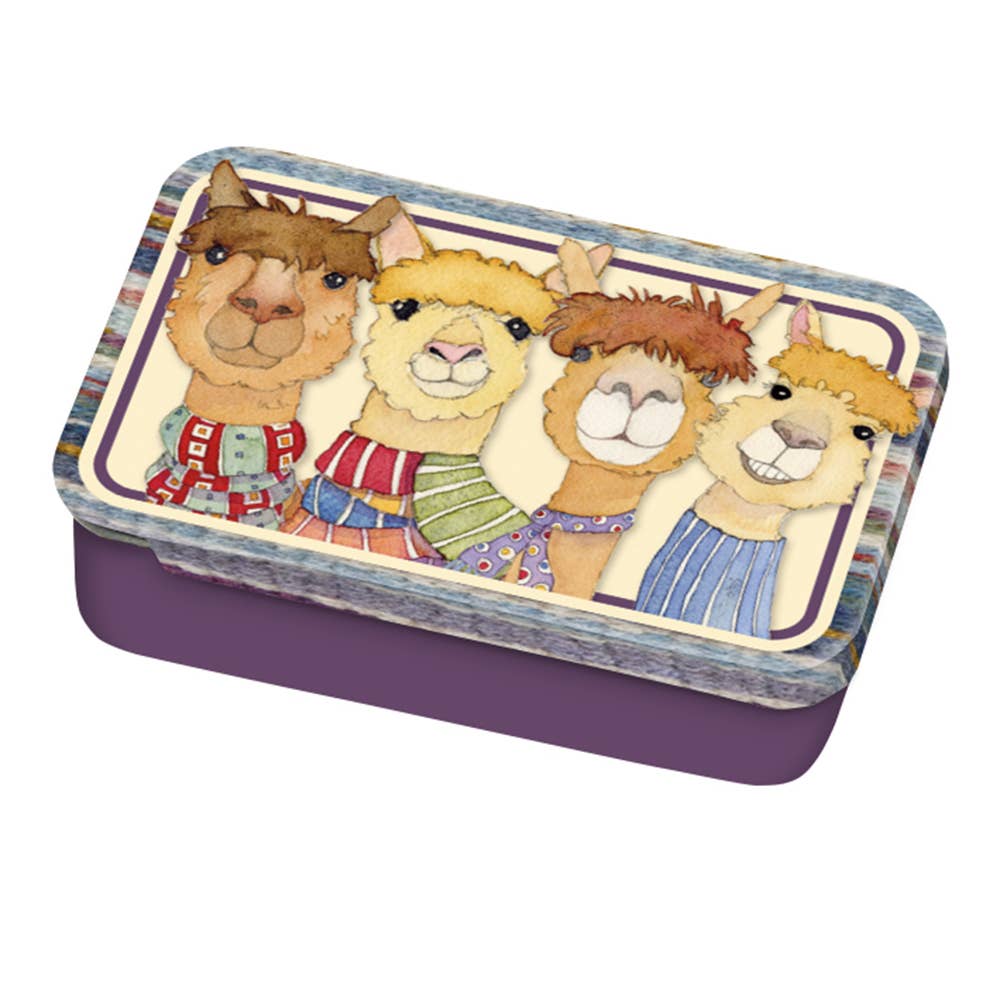 Metallboks liten – Alpacas – Emma Ball