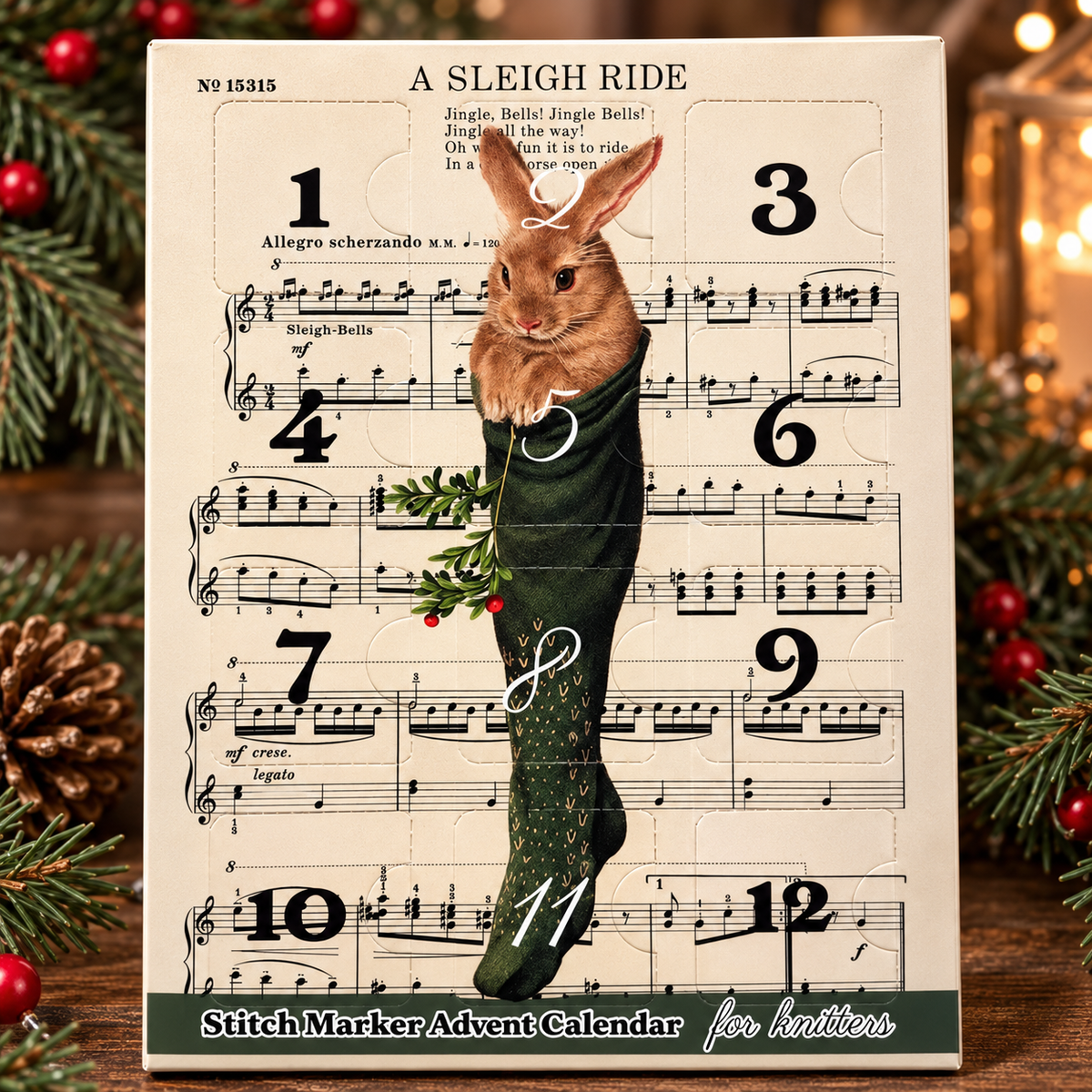 Adventskalender 2026 med maskemarkører – viktoriansk jul – Firefly Notes