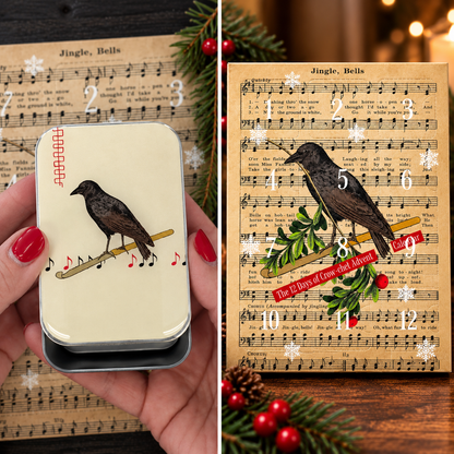 Adventskalender 2026 med maskemarkører – vinterskog – Firefly Notes