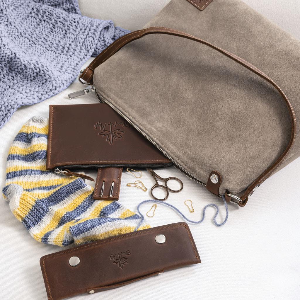 Flow bag – elegant veske i semsket skinn