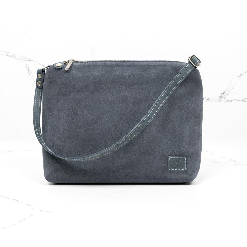 Flow bag – elegant veske i semsket skinn