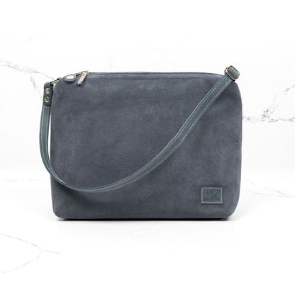 Flow bag – elegant veske i semsket skinn