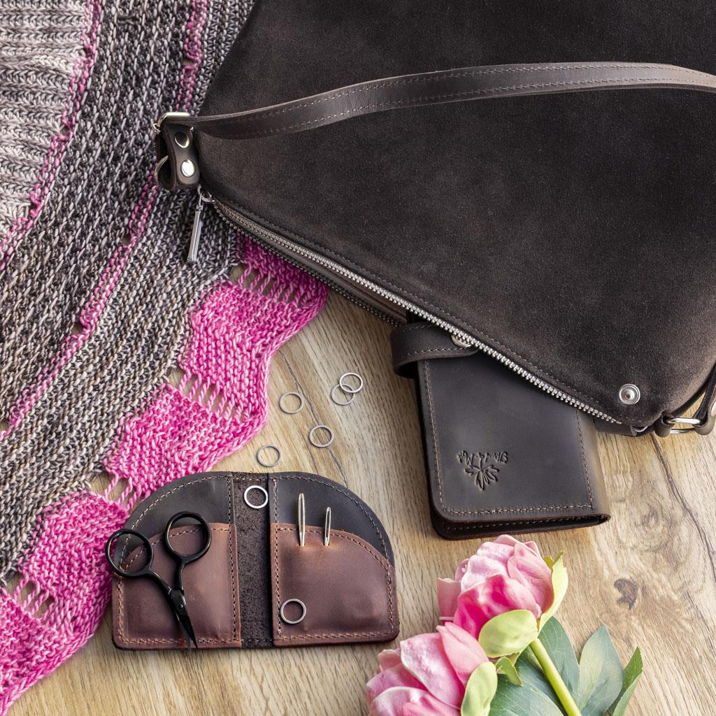 Flow bag – elegant veske i semsket skinn