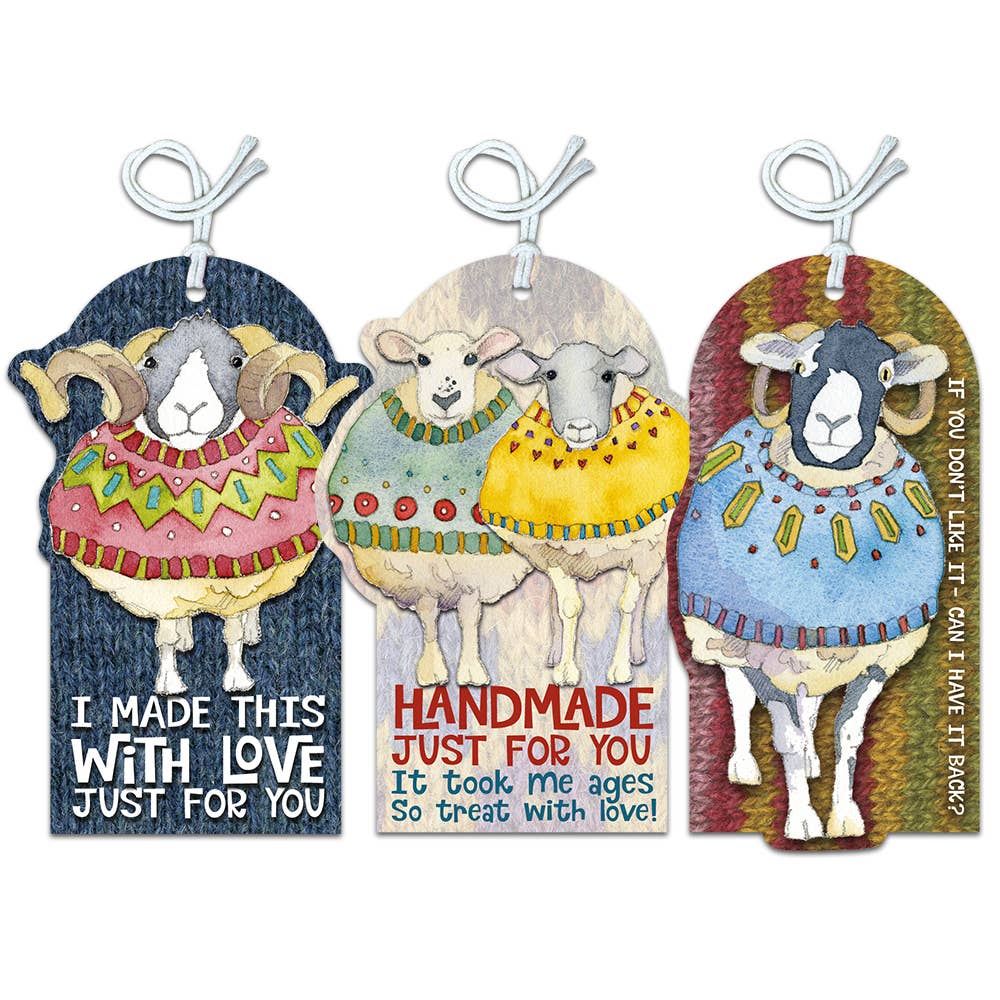 Gavelapper (12 stk) – Sheep In Sweaters – Emma Ball