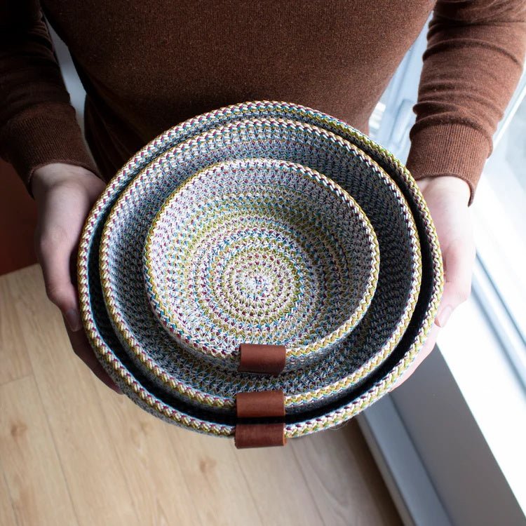 Bazaar Bowls – Håndlagde og vakre oppbevaringskurver - Strikkeredet Design - Kurver