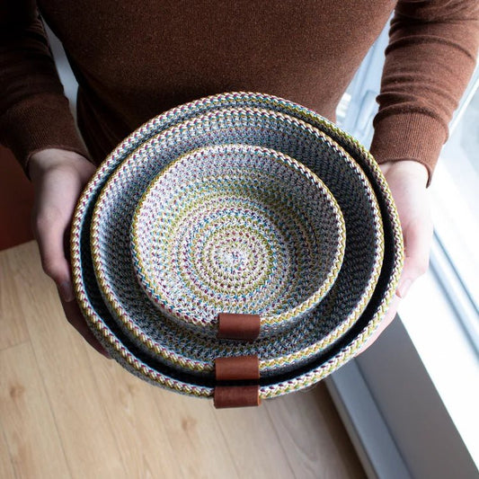 Bazaar Bowls – Håndlagde og vakre oppbevaringskurver - Strikkeredet Design - Kurver
