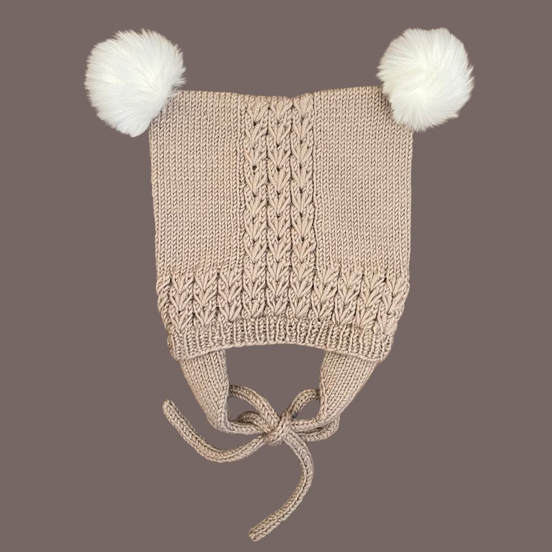 Benjamin lue og hals - Strikkeredet Design - Strikkeoppskrift