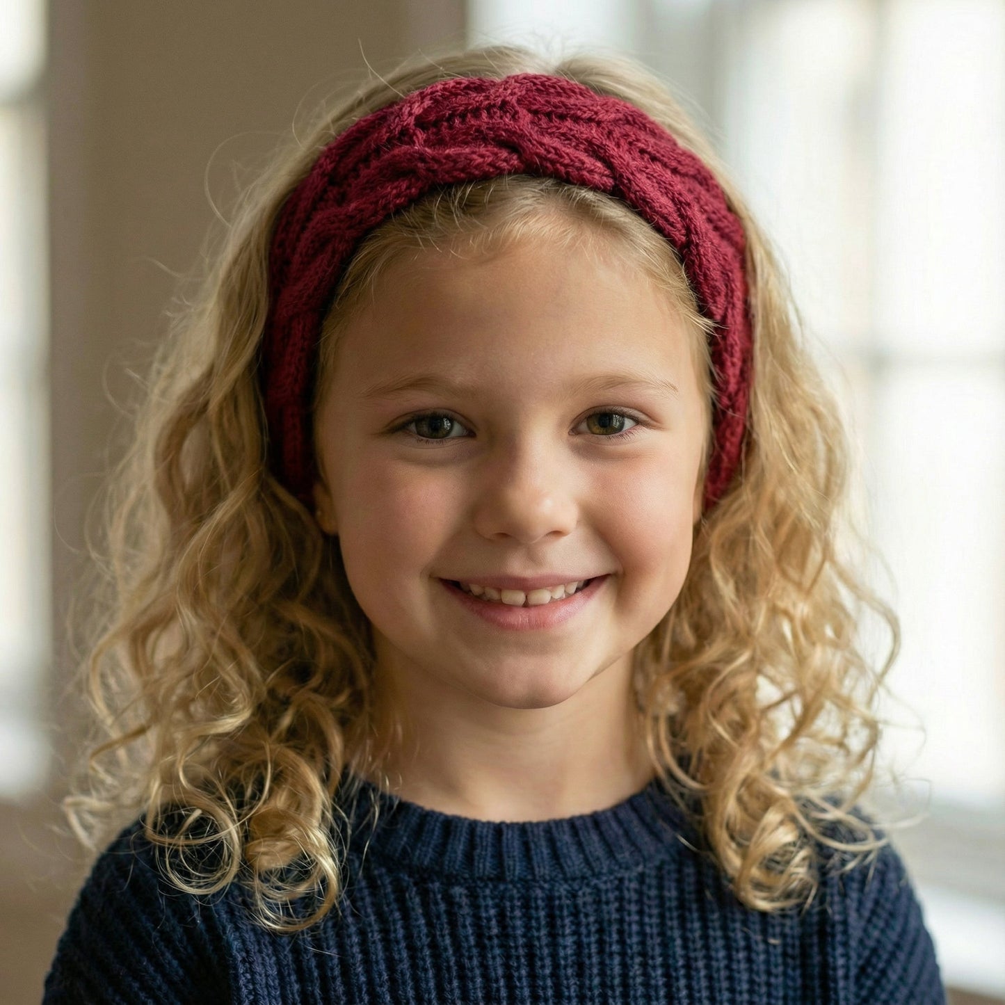 Bølgedans pannebånd og hårbånd med brede fletter - Strikkeredet Design - Strikkeoppskrift