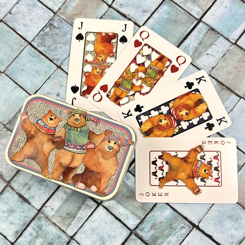 Spillkort i boks – Woolly Bears – Emma Ball