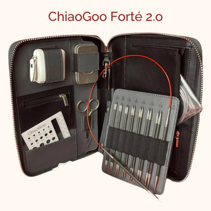 ChiaoGoo Forte 2.0 pinnesett. GhiaoGoo sin luksusutgave! - Strikkeredet Design - 