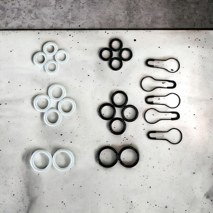 Firefly Notes magnetiske maskemarkører - Strikkeredet Design - 