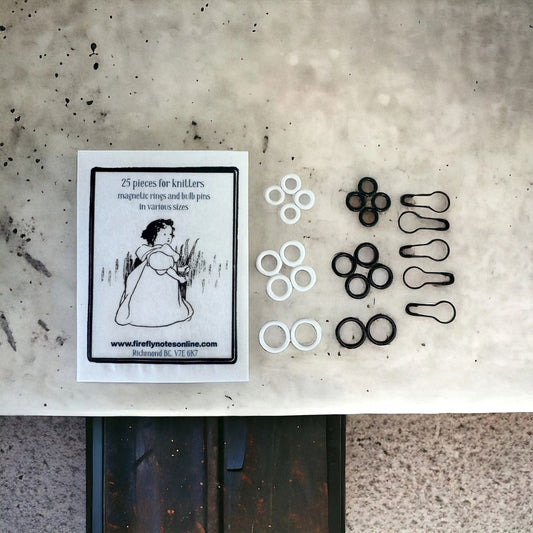 Firefly Notes magnetiske maskemarkører - Strikkeredet Design - 