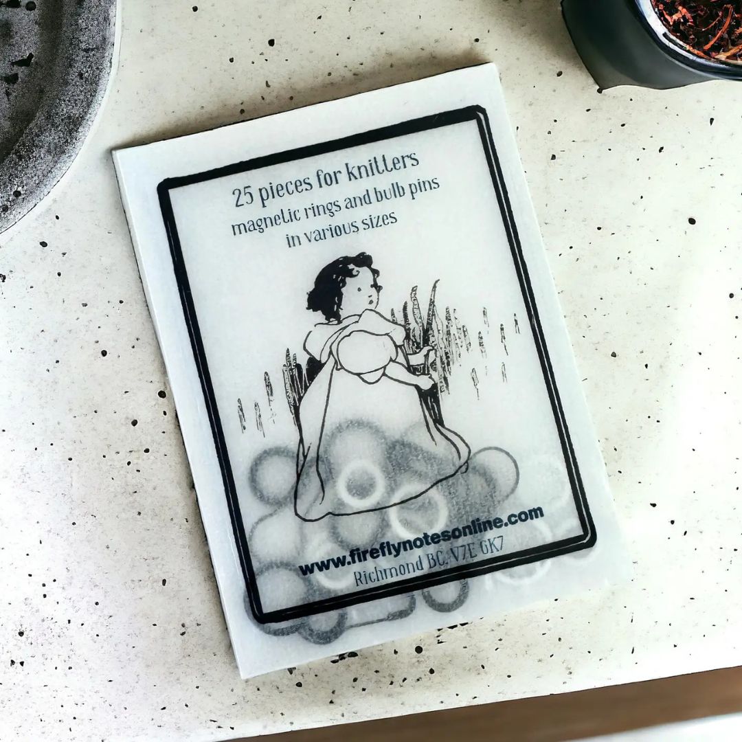 Firefly Notes magnetiske maskemarkører - Strikkeredet Design - 