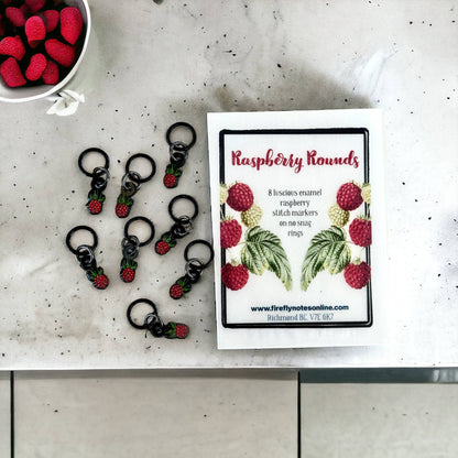 Firefly Notes maskemarkører – Bringebær - Strikkeredet Design - Annet strikketilbehør