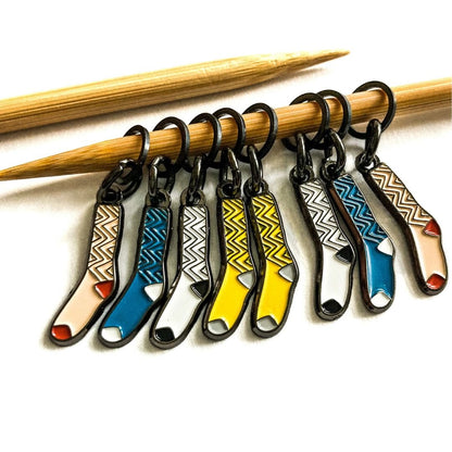 Firefly Notes maskemarkører – sokker - Strikkeredet Design - 