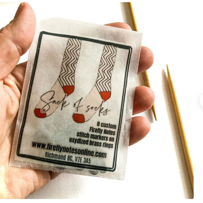 Firefly Notes maskemarkører – sokker - Strikkeredet Design - 