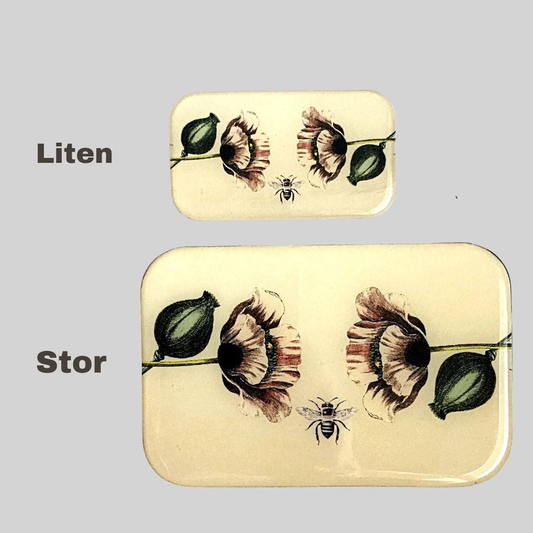 Firefly Notes metallboks – Bie og Valmue - Strikkeredet Design - 