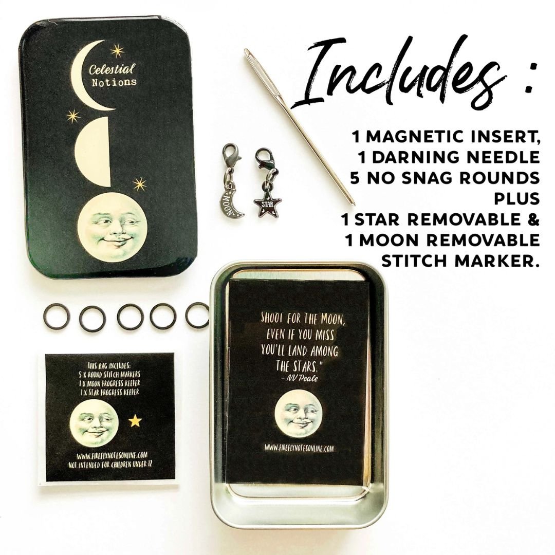 Firefly Notes metallboks med tilbehør - Strikkeredet Design - 