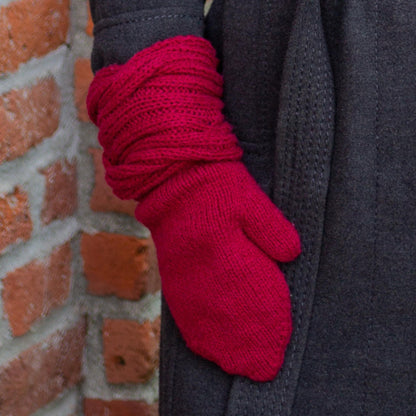 Frosty Waves Votter - varme og stilige strikkevotter til ungdom og voksen - Strikkeredet Design - Strikkeoppskrift