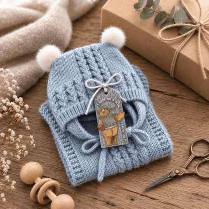 Gavelapper (12 stk) – Woolly Bears – Emma Ball - Strikkeredet Design - Annet strikketilbehør