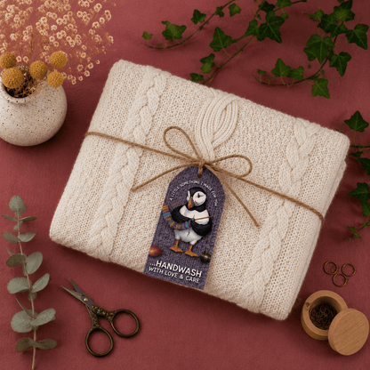 Gavelapper (12 stk) – Woolly Puffins – Emma Ball - Strikkeredet Design - Annet strikketilbehør