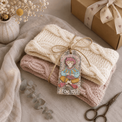 Gavelapper (12 stk) – Yarn Club – Emma Ball - Strikkeredet Design -