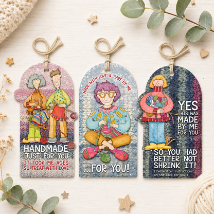 Gavelapper (12 stk) – Yarn Club – Emma Ball - Strikkeredet Design -
