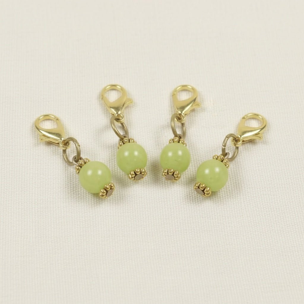 Håndlagde maskemarkører – Peridot - Strikkeredet Design - Annet strikketilbehør