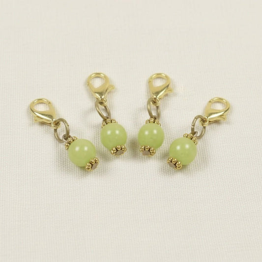 Håndlagde maskemarkører – Peridot - Strikkeredet Design - Annet strikketilbehør