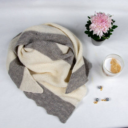 Havbris sjal - perfekt for både nybegynnere og erfarne strikkere - Strikkeredet Design - Strikkeoppskrift