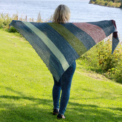 Havbris sjal - perfekt for både nybegynnere og erfarne strikkere - Strikkeredet Design - Strikkeoppskrift