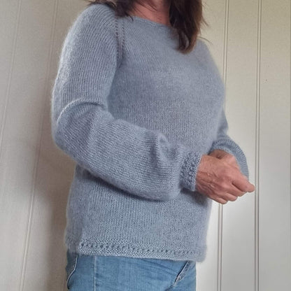 Hverdagslykkegenser - voksen - Strikkeredet Design - 