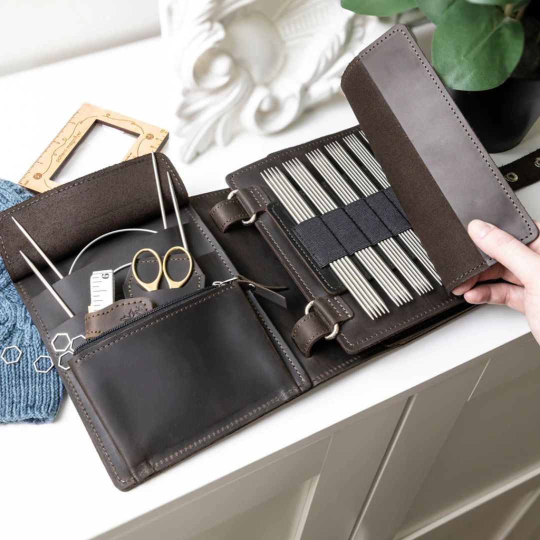 Innleggsmappe for strømpepinner til Mini - perm - Strikkeredet Design - Thread and Maple innleggsmapper for Mini - perm