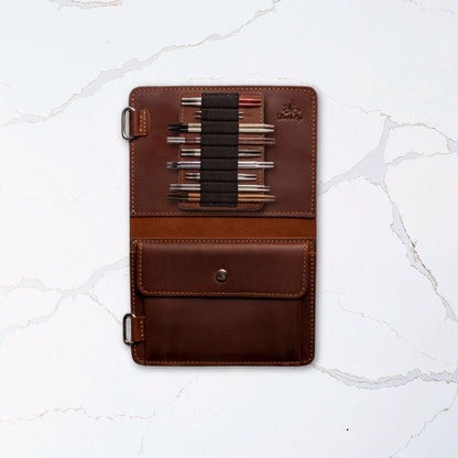 Innleggsside for ekstra pinnetupper – passer ordinær og jumbo perm - Strikkeredet Design - Thread and Maple innleggsmapper for strikkeverktøy