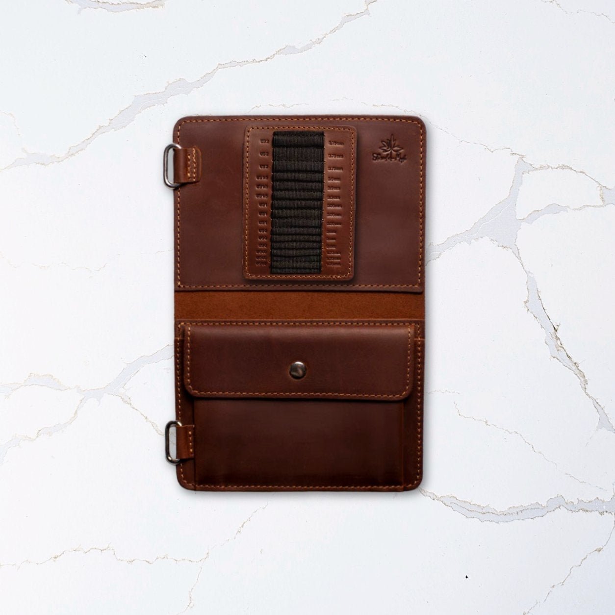 Innleggsside for ekstra pinnetupper – passer ordinær og jumbo perm - Strikkeredet Design - Thread and Maple innleggsmapper for strikkeverktøy