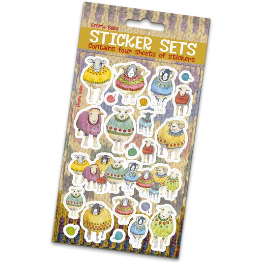Klistremerker – Sheep In Sweaters – Emma Ball - Strikkeredet Design - 