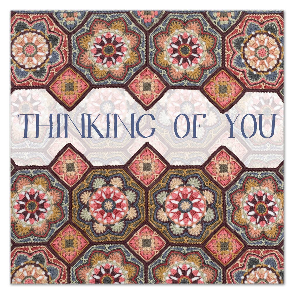 Kort – thinking of you – Emma Ball - Strikkeredet Design - 