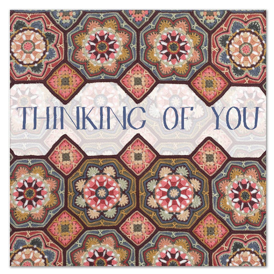 Kort – thinking of you – Emma Ball - Strikkeredet Design - 