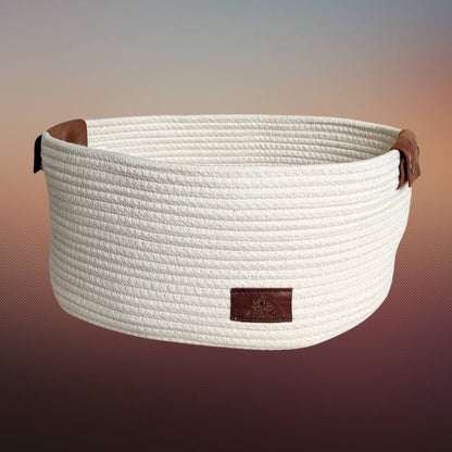 Kurv 3 - Stor, uten lokk - Strikkeredet Design - 