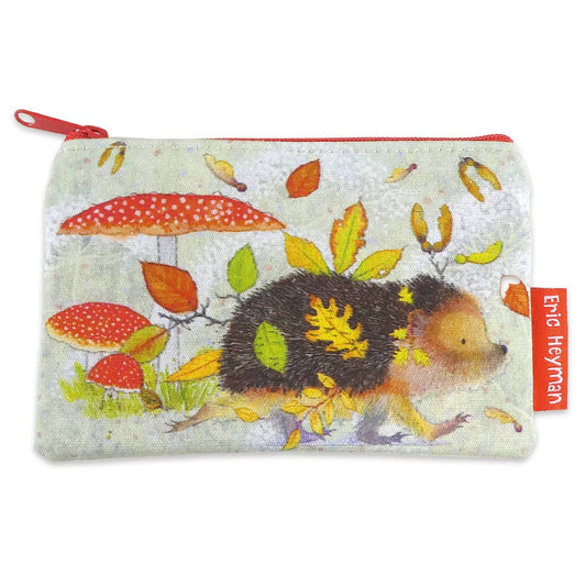 Liten tilbehørsveske – hedgehog – Emma Ball - Strikkeredet Design - 