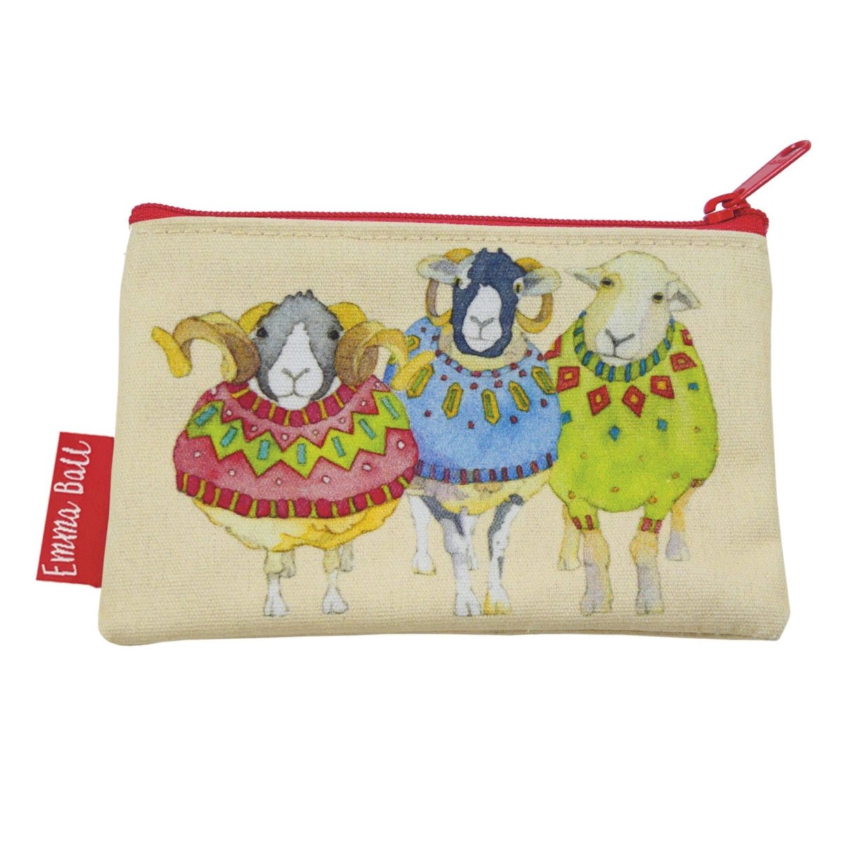 Liten tilbehørsveske – Sheep In Sweaters – Emma Ball - Strikkeredet Design - 