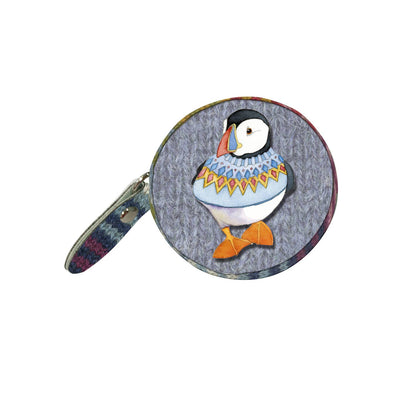Målebånd – woolly puffins – Emma Ball - Strikkeredet Design - 