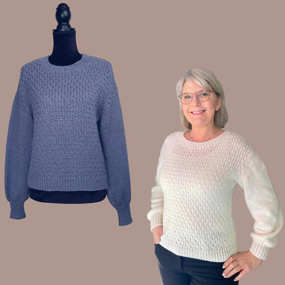 Mariannes genser - Strikkeredet Design - 
